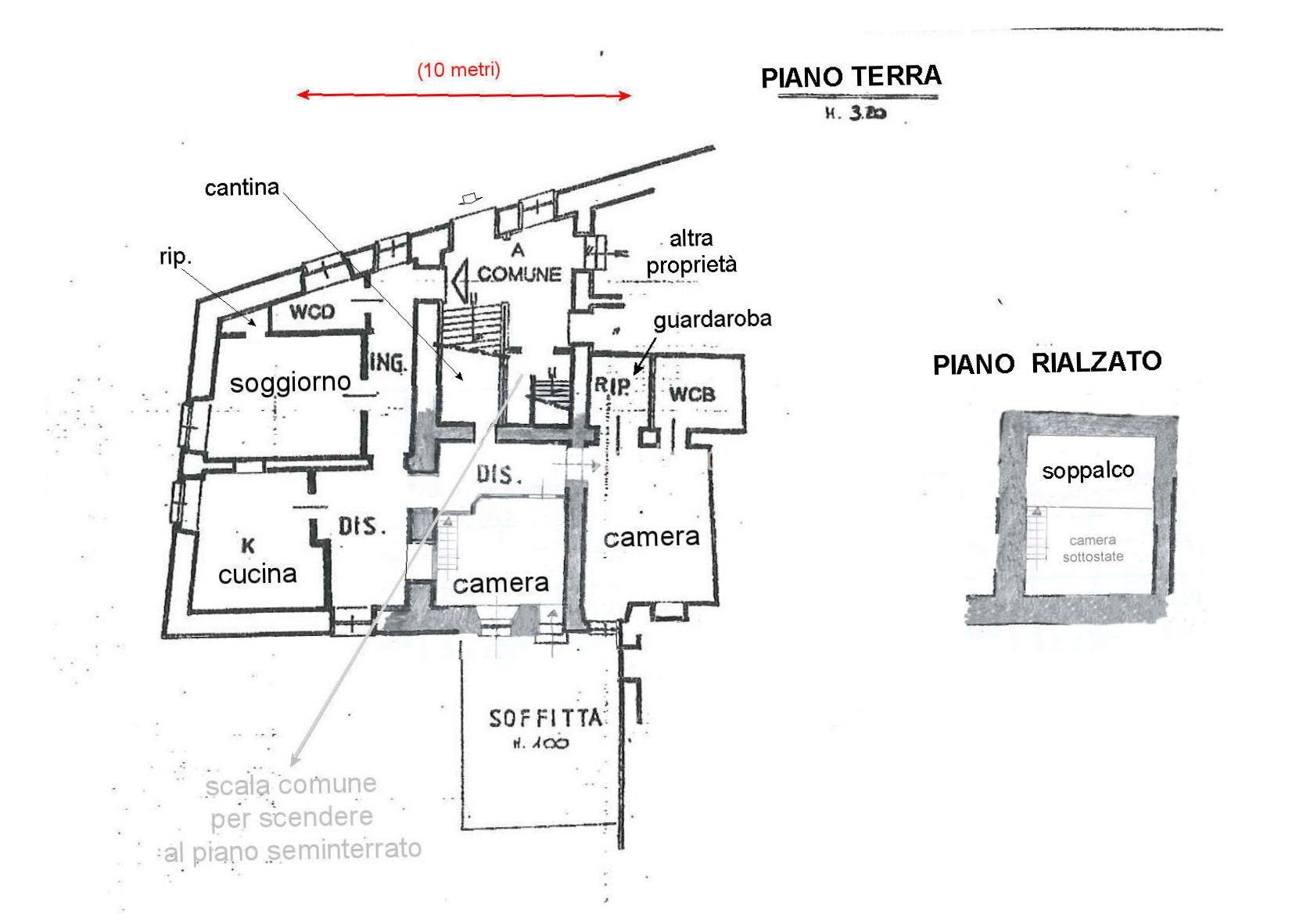 appartamento a Sarteano 155 metri quadri